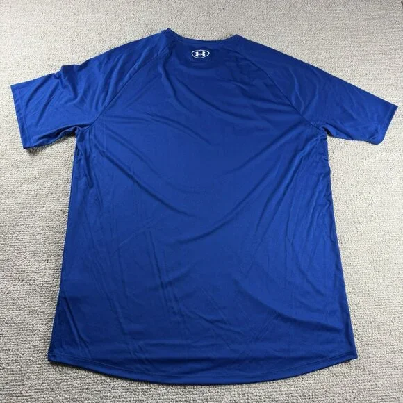 Under Armour Velocity 2.0 Short Sleeve T-shirt Blue Men’s Size XXL - Picture 6 of 7
